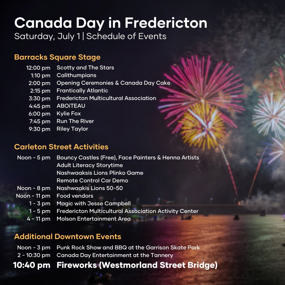 Canada Day Celebrations » Downtown Fredericton